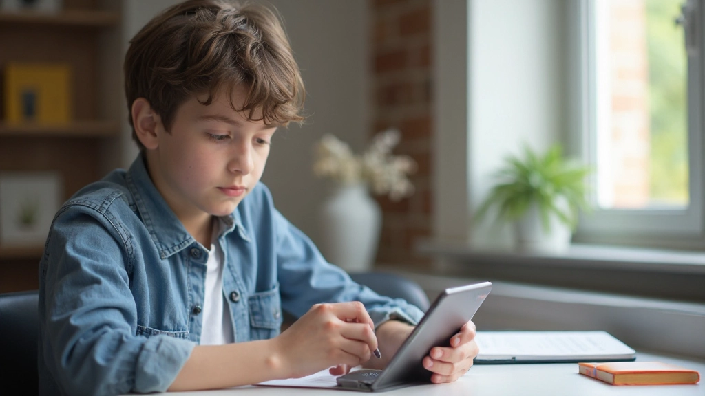 Students practicing interactive Dutch exercises on digital devices